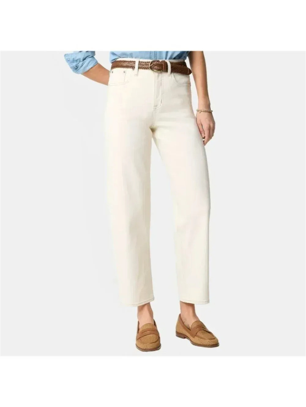 NWT J. Crew Factory Petite‎ Slim Barrel Jeans - Size 29 Petite - MSRP $148